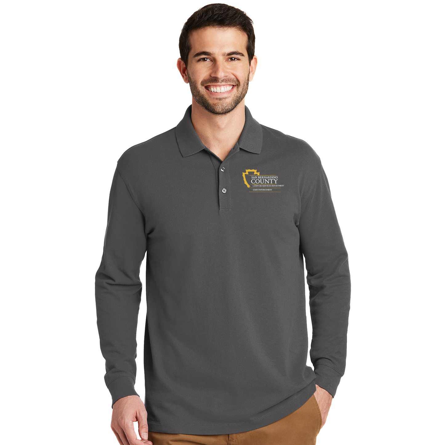 Port Authority® - EZCotton® Long Sleeve Polo (K8000LS)